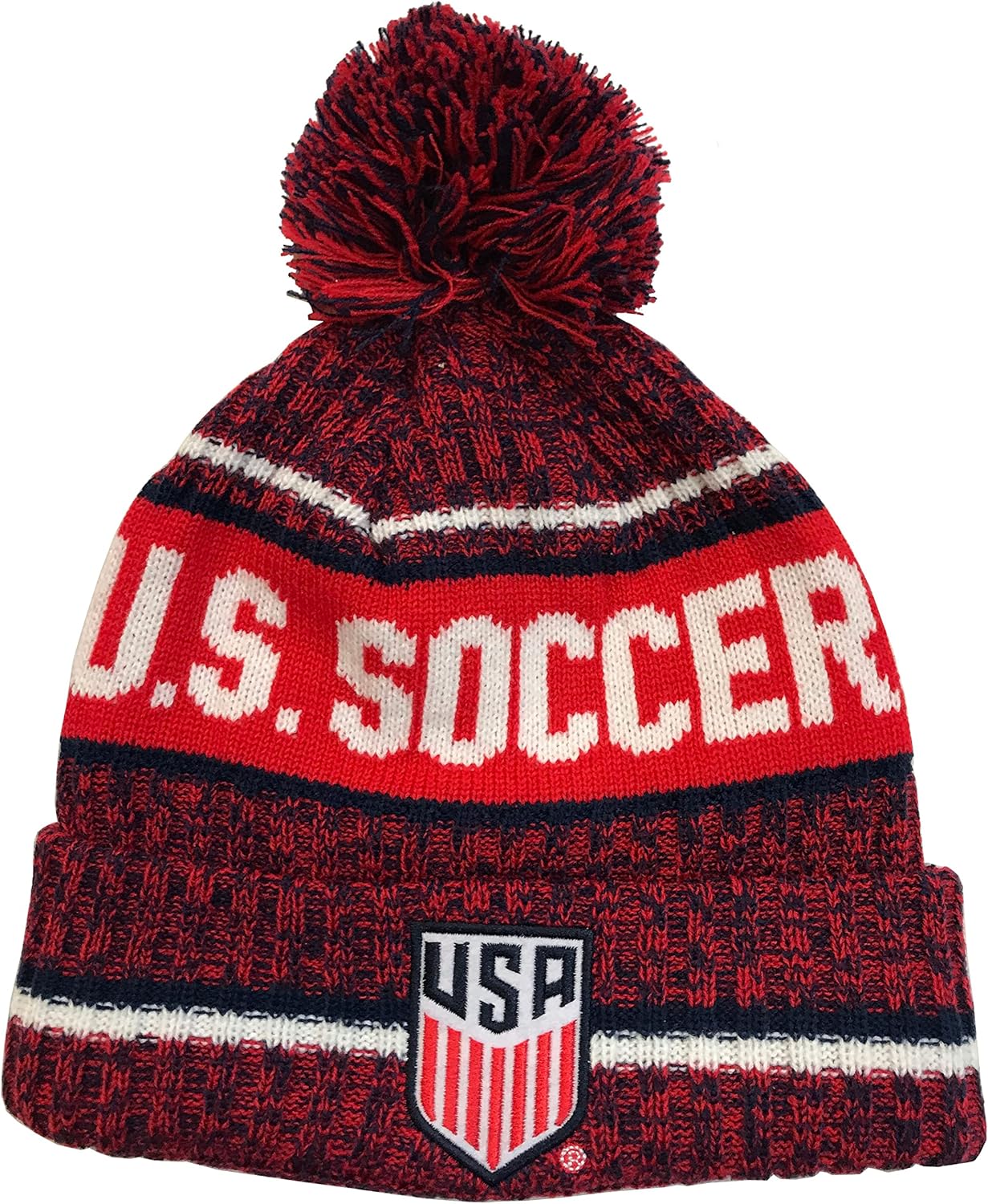 Icon Sports Officially Licensed US Soccer Federation Beanie - Unisex Adult