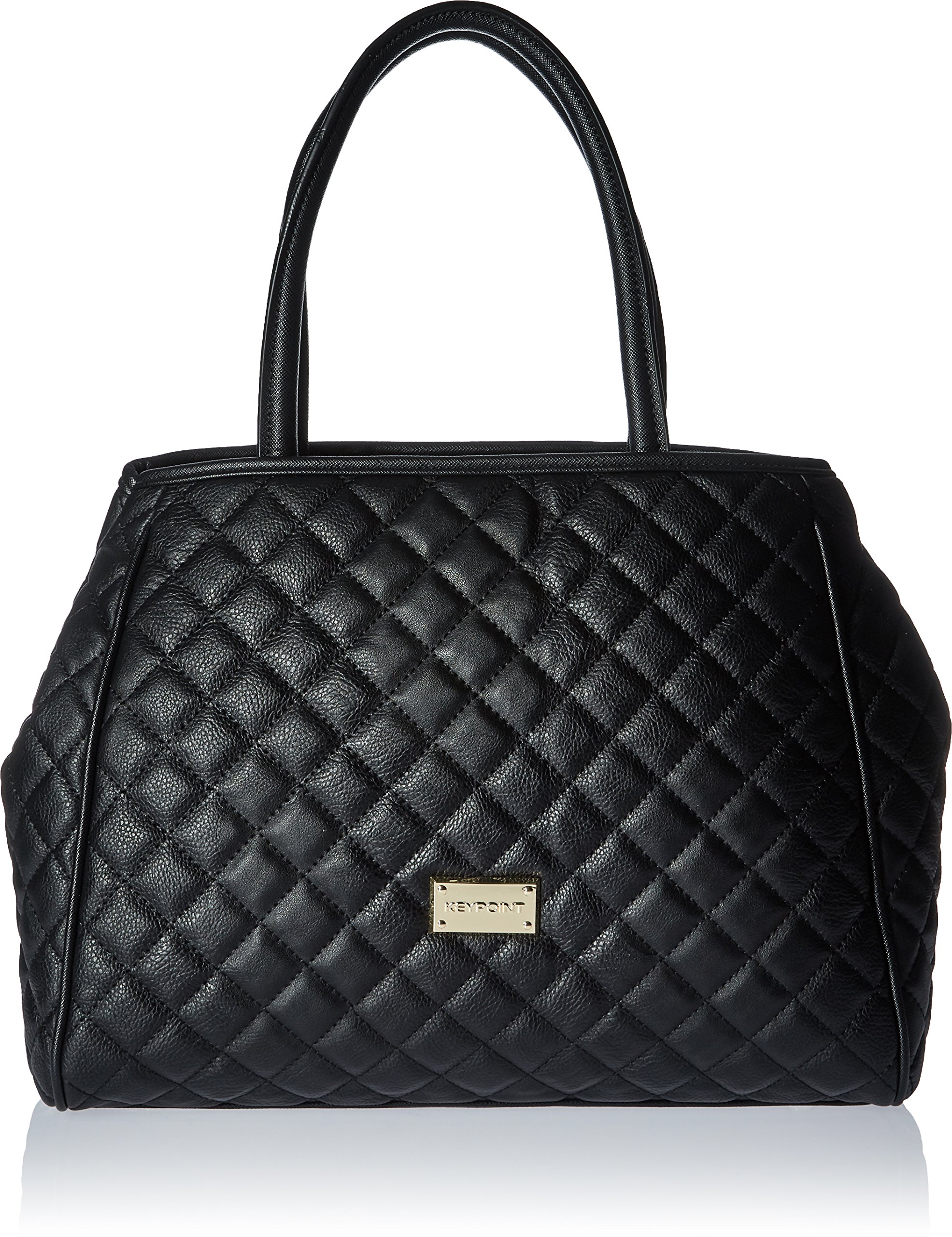 Keypoint Women's Designer Quilted Leather Large Tote Handbags