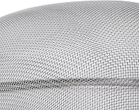 Vista 2 de Winco Colador con malla fina única, 8 pulgadas de diámetro, mediano, Acero Inoxidable, Marrón Claro, Plata