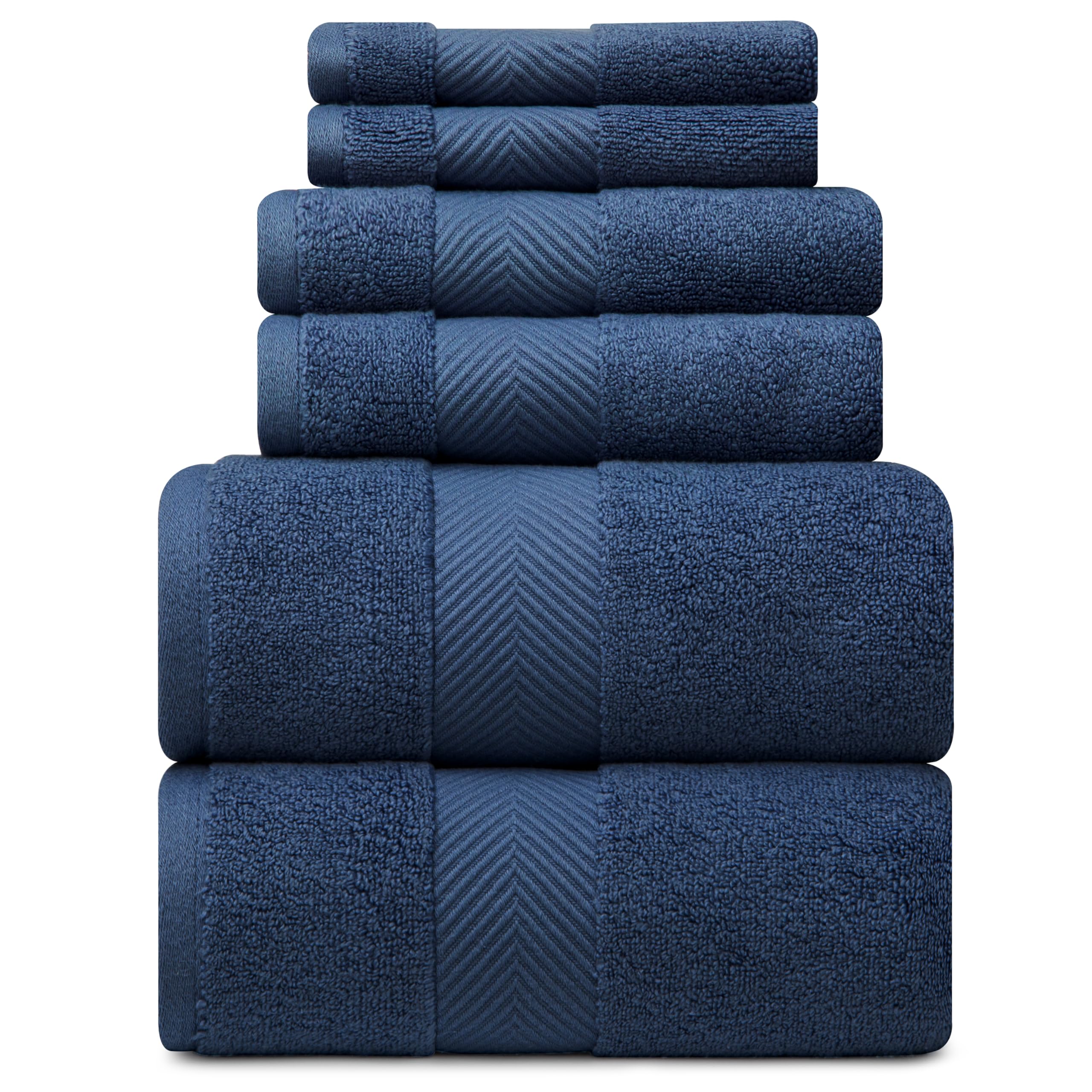 Alusa Home Ultra Soft Plush Viscose from Bamboo Bath Towels - 700 GSM Luxury Bath Towels - 6