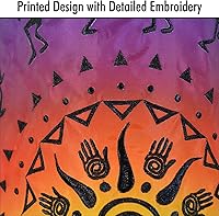Vista 4 de In the Breeze 5136 Kokopelli Atardecer 40 pulgadas Windsock-Outdoor Southwest Decoración