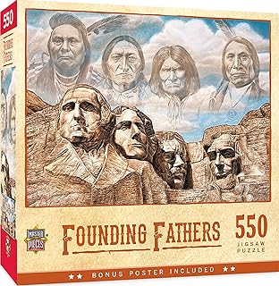 550 Piece Jigsaw Puzzle For Adults, Family, Or Youth- Founding Fathers - 18"x24"