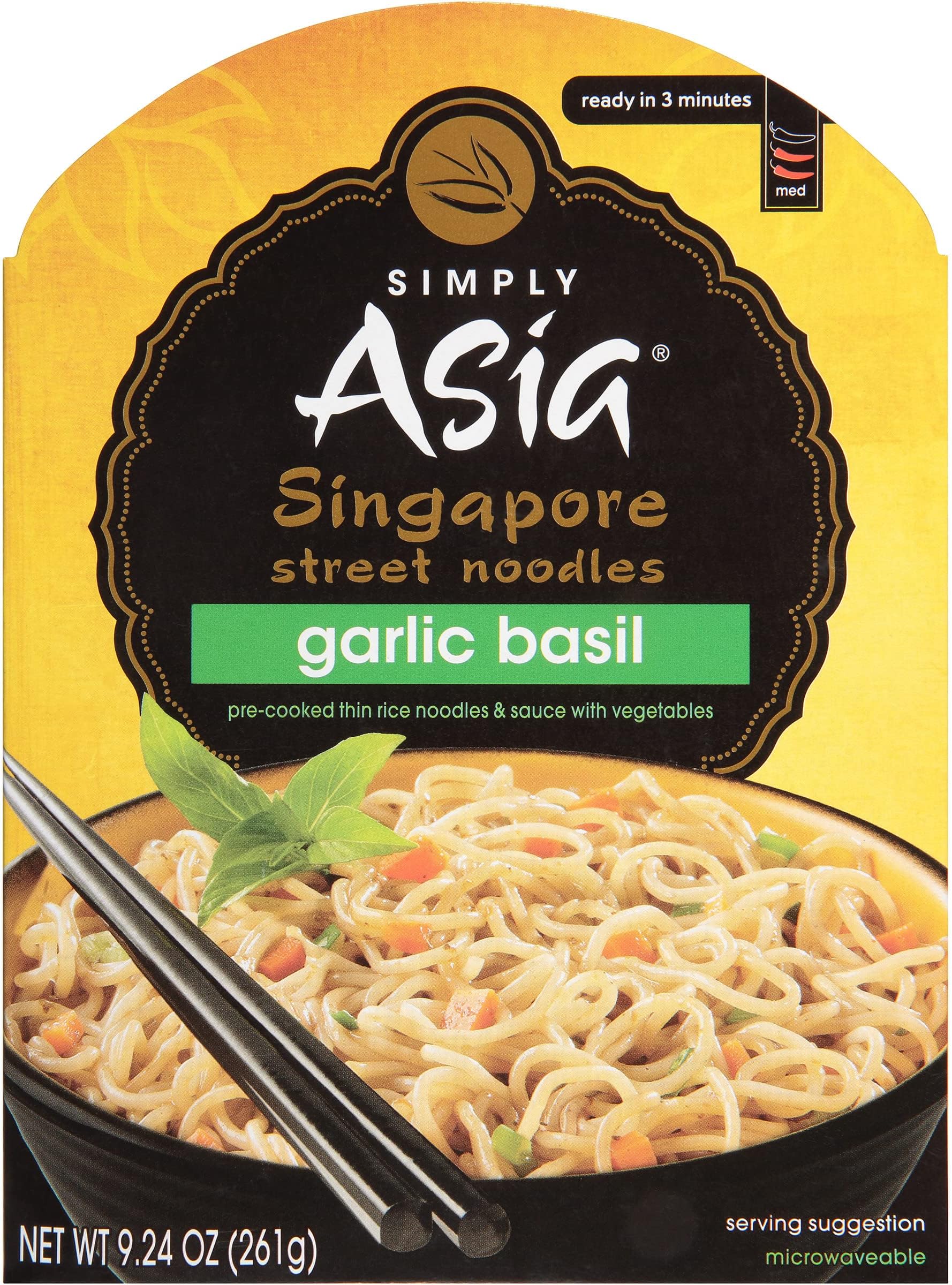 Simply Asia Garlic Basil Singapore Street Noodles, 9.24 oz