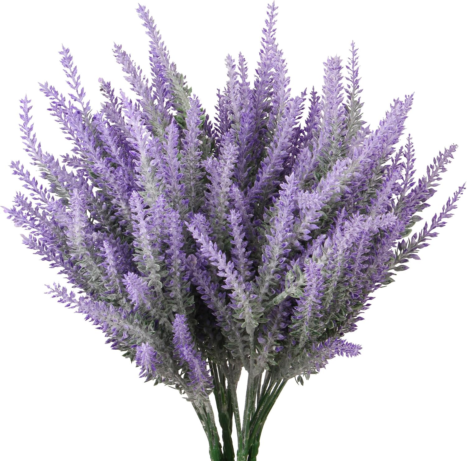 TYEERDEC Artificial Flowers 6 Bundles Lavender Bouquet for Wedding Home Office Decoration - Purple
