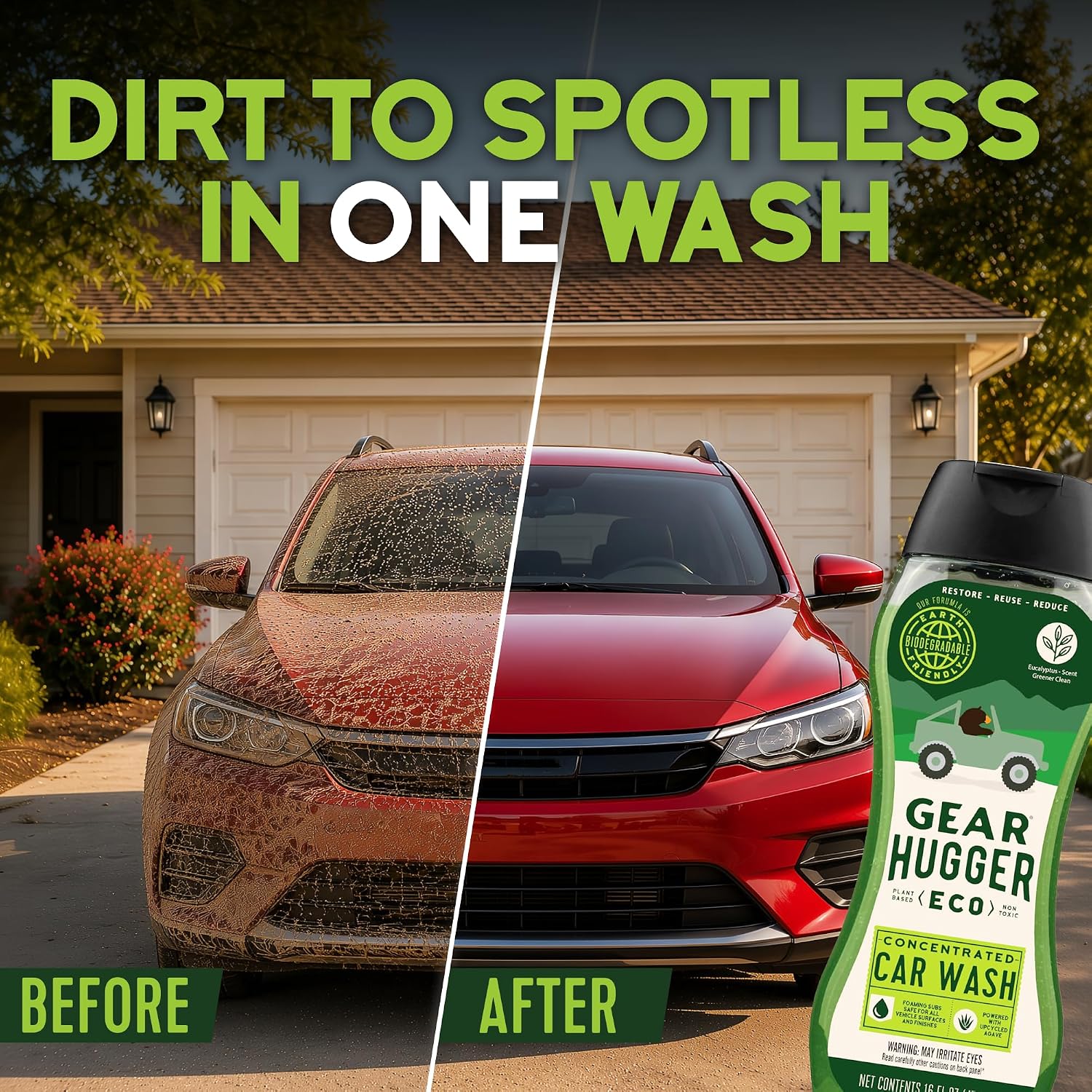 Gear Hugger Car Wash Soap, Biodegradable, Eco-Friendly (16oz, Pack of 2) image 3