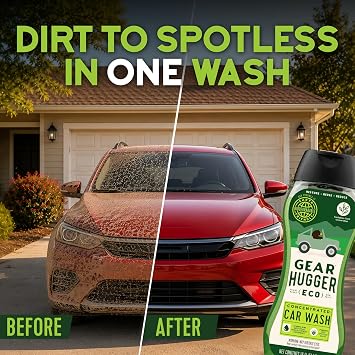 Gear Hugger Car Wash Soap, Biodegradable, Eco-Friendly (16oz, Pack of 1)
