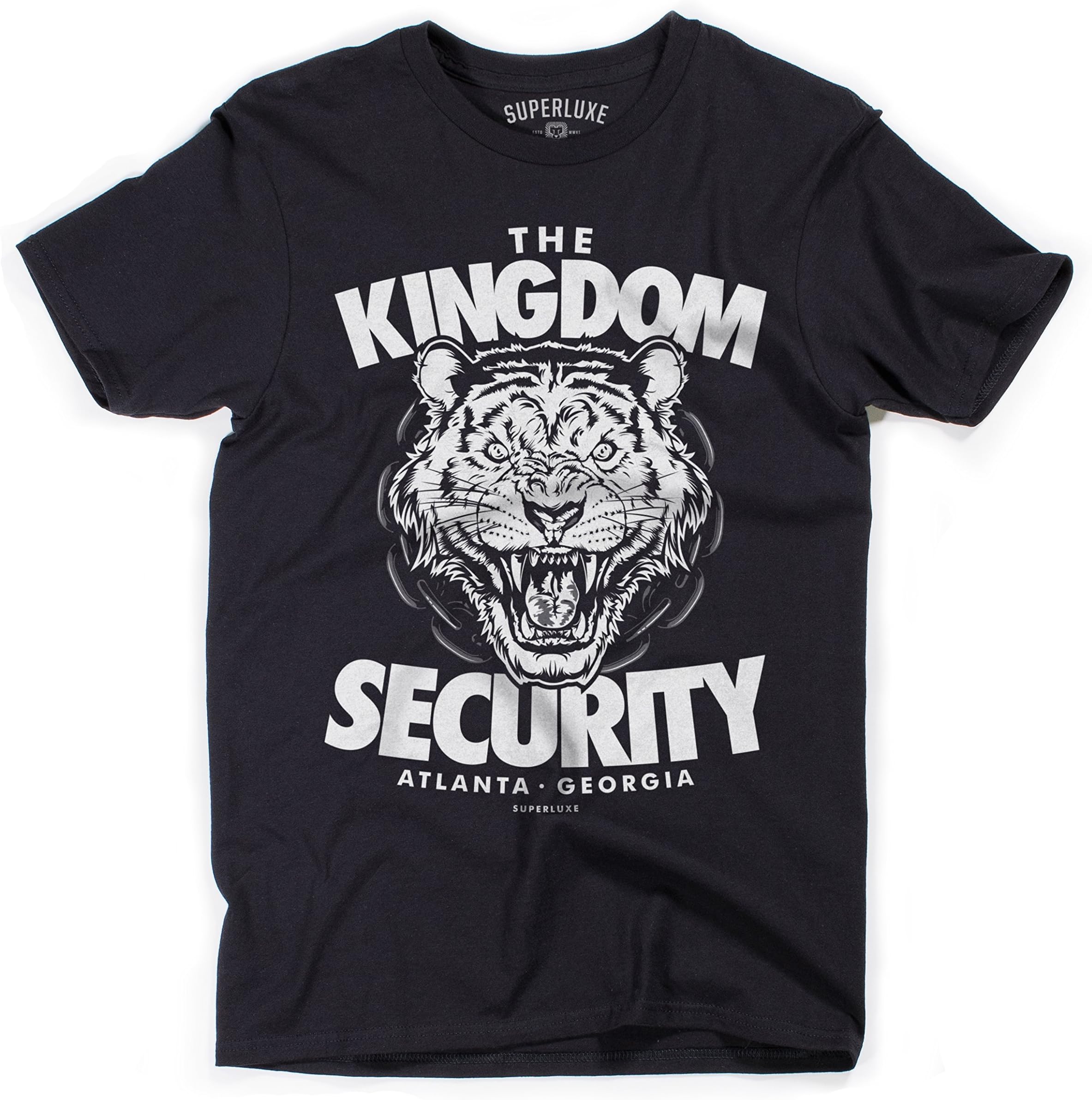 Mens The Kingdom Security King Ezekiel Shiva Tiger T-Shirt