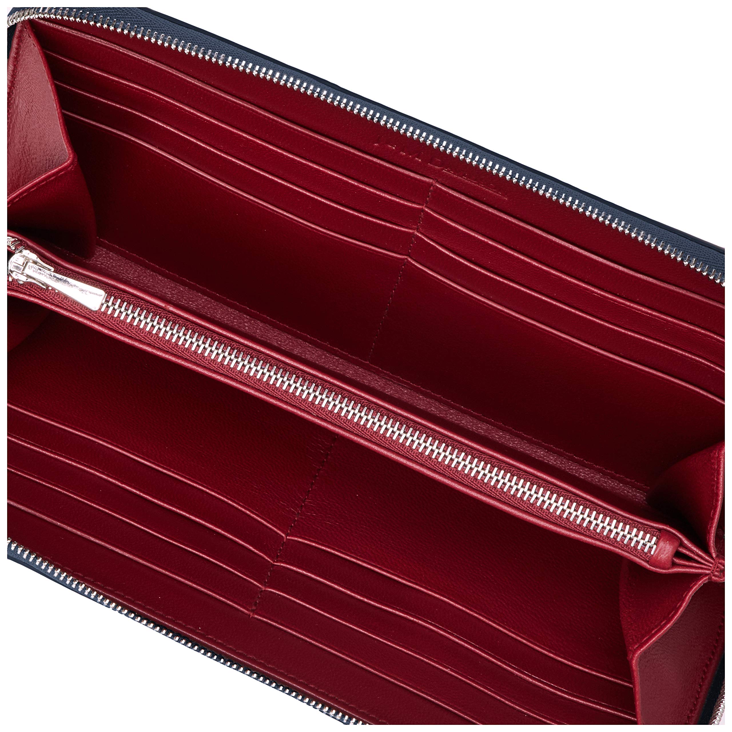 J&M Davidson ZipAroundWallet 10221N 7314 Women's Long Wallet, Midnight