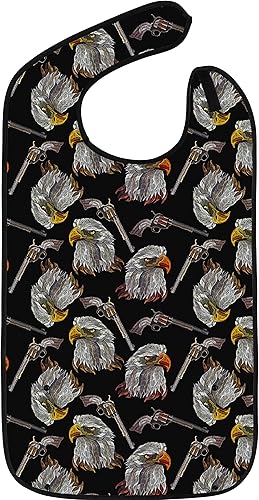 Miniatura 25 de Adult Bibs for Eating: Reusable with Crumb Catcher Pocket - For Men and Women Paquete de 3 (variedad) - Camo,Paquete de 3 (variedad) -