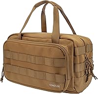 COREFLEX 12-Inch Heavy Duty Tool Bag with MOLLE Webbing - Tactical EDC Range Bag for Mechanics, Electricians, Plumbers (Coreflex-Tac-01)