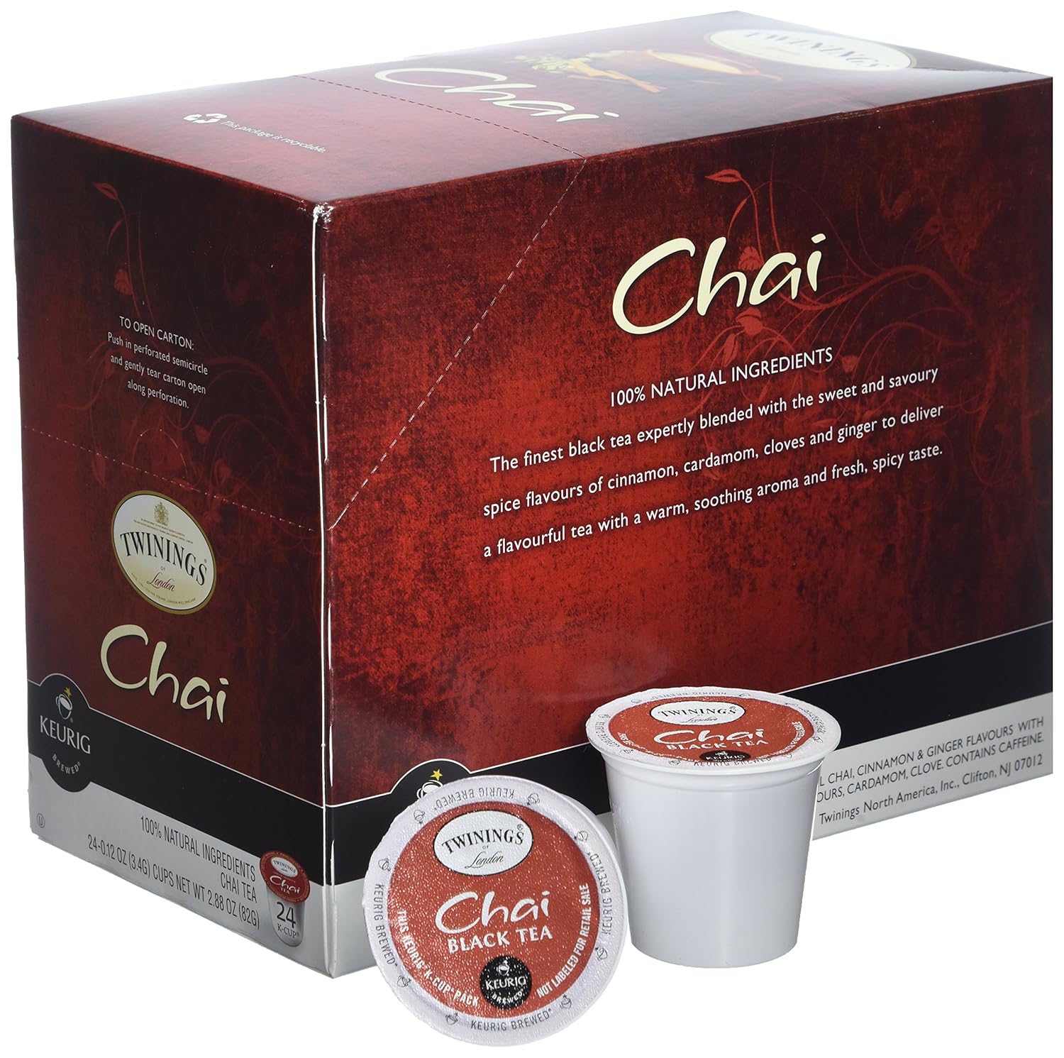 Twinings Chai Tea Keurig K-Cups, 48 Count : Kcup Chai Tea : Grocery & Gourmet Food