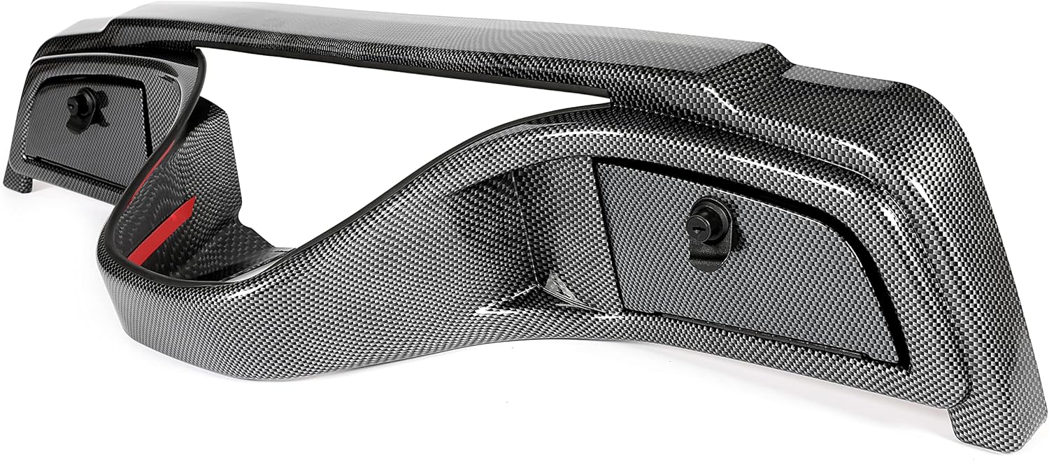 HECASA Plastic Golf Cart Dash Compatible with 2007-2016 Yamaha Drive & G29 Dash Board Cover Assembly w/Locking Doors Carbon Fiber Color Dash Panel