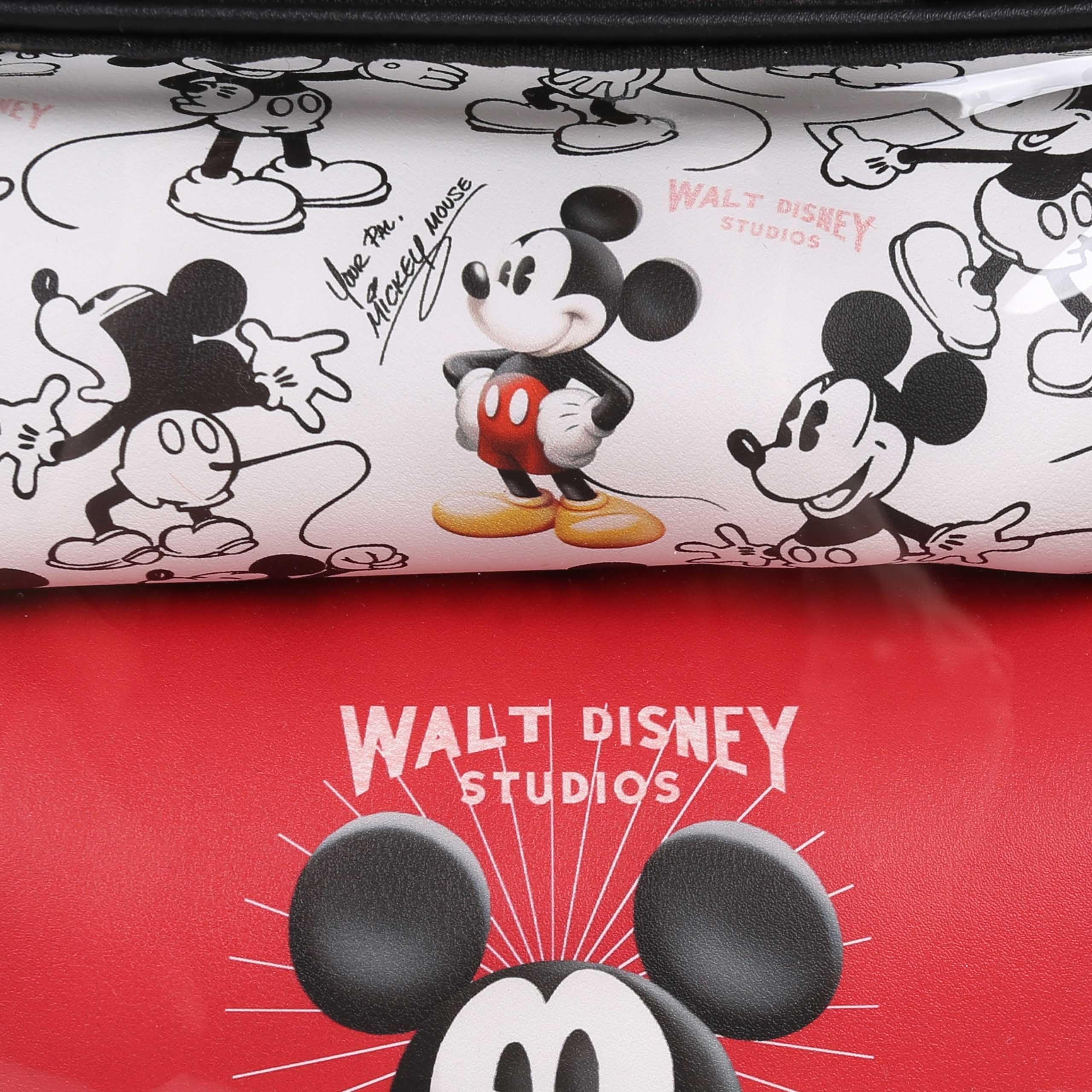 Juego de bolsas de inodoro con cremallera Mickey Mouse Red con blanco, 3 unidades, diferentes tamaños, Rosa 1, 543786