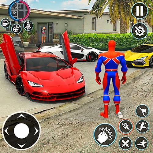 Spider Fighter Rope Hero City Mafia Crime Simulator