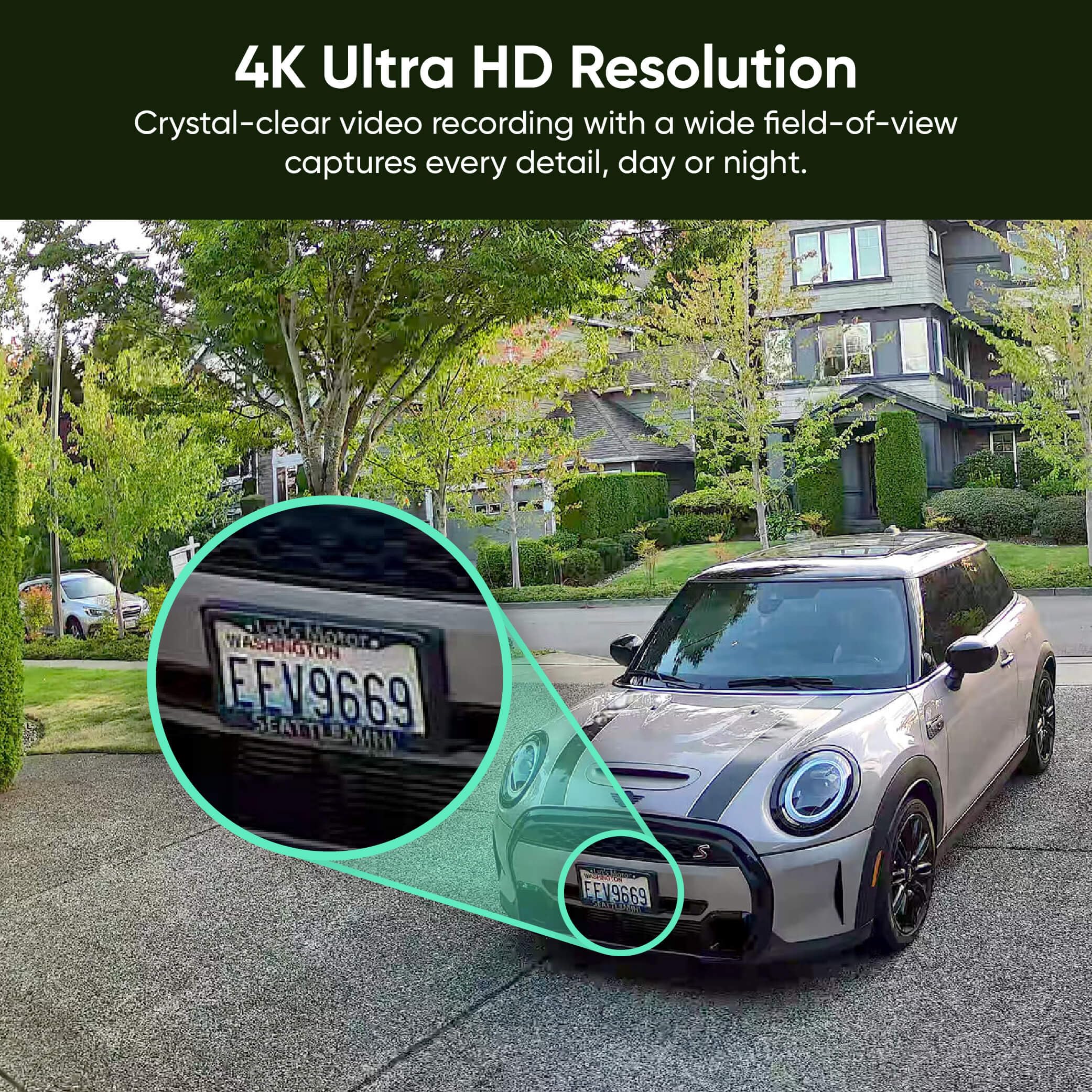 WYZE Cam Pan v4, 4K Smart Security Camera, AI Indoor/Outdoor Cameras for Home Security, Baby & Pet, Color Night Vision, 360° Pan/Tilt/8 x Digital Zoom, 2.4G & 5G, Works with Alexa & Google Assistant