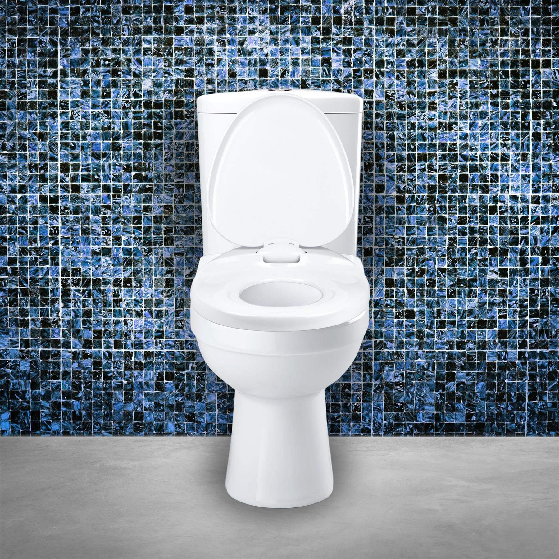 Buy Vinsani PACK OF 2 2 in 1 White Family Toilet Seat with Builtin