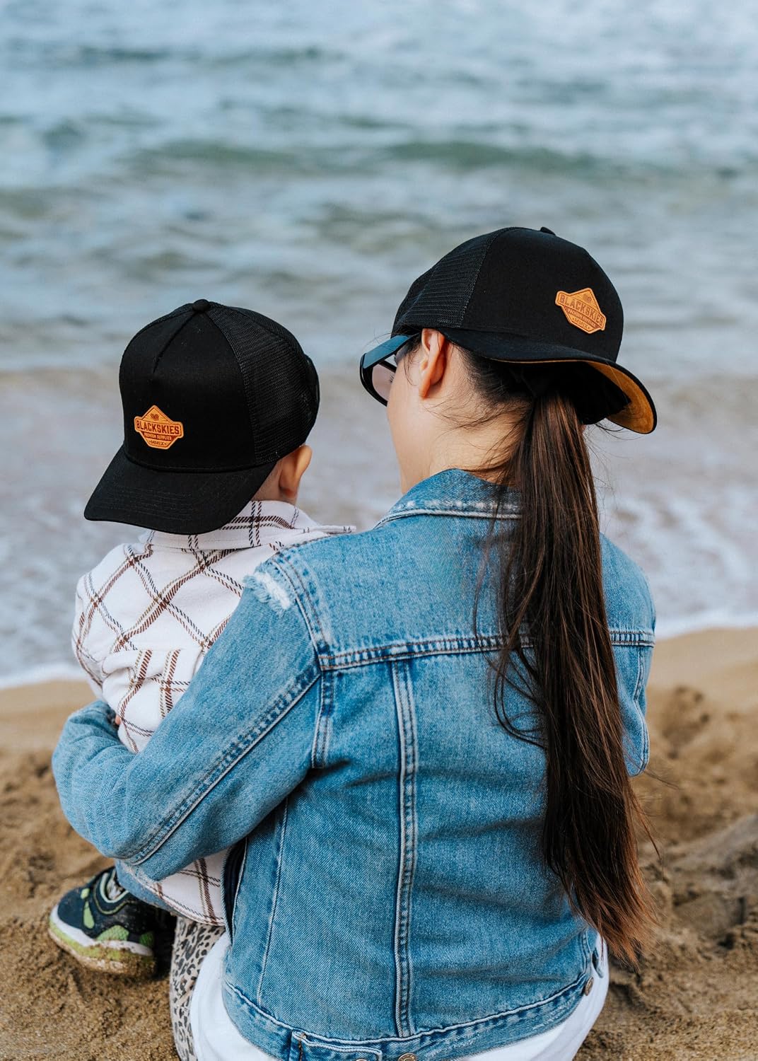Blackskies Kids Trucker Cap – Adjustable Cap for Boys & Girls, Stylish Peaked Cap, for Birth or Christening