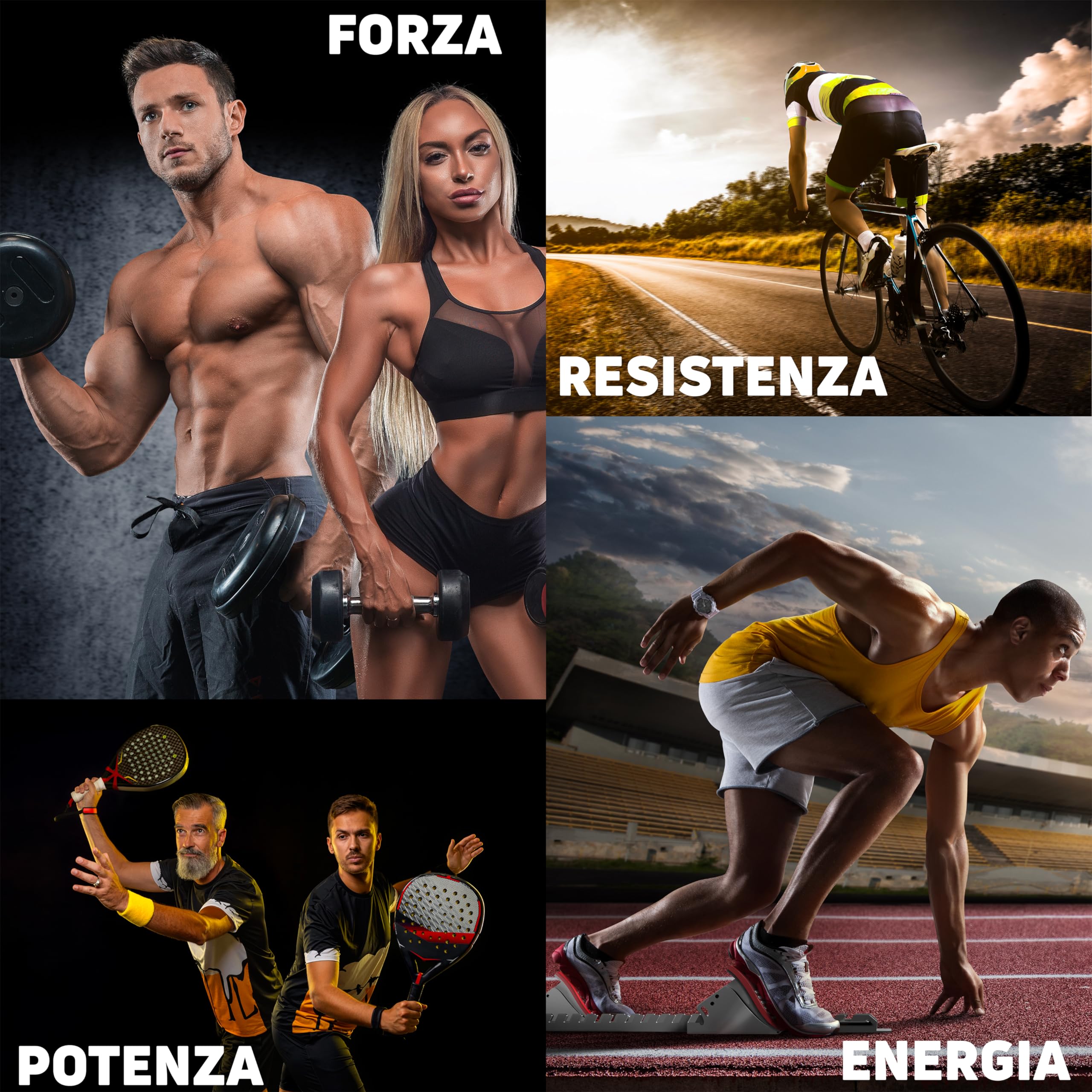 Maca Peruviana Nera + Tribulus Terrestris + Arginina + Vitamina B C D | Alto Dosaggio | 120 compresse | Integratore per Vigore fisico e mentale | Bexor
