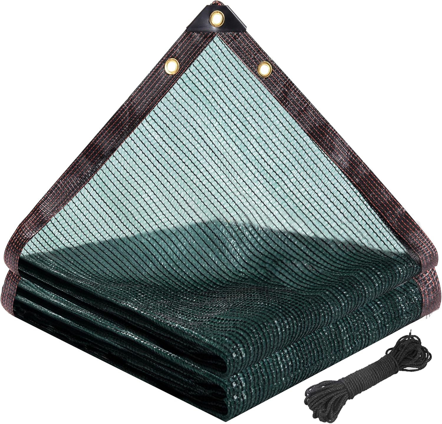 70% Shade Cloth,Dog Kennel Shade Cover,Sturdy Durable Sunblock Shade Mesh with Grommets for Patio Plants Greenhouse Cover,Chicken Coop Porch,Green 10 ft X 14 ft 10 ft X 14 ft 70% Green