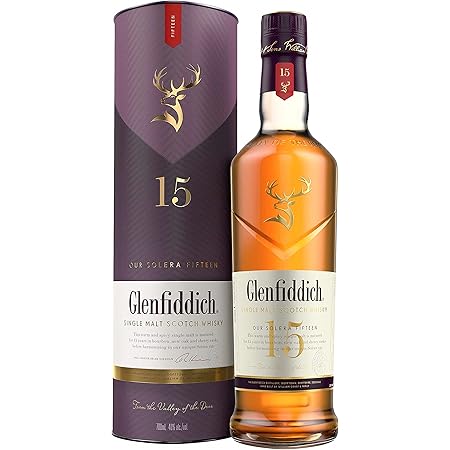 Glenfiddich Single Malt Scotch Whisky 15 Jahre Solera Mit Geschenkverpackung 1 X 0 7 L Der Am Haufigsten Ausgezeichnete Single Malt Scotch Whisky Der Welt Amazon De Bier Wein Spirituosen