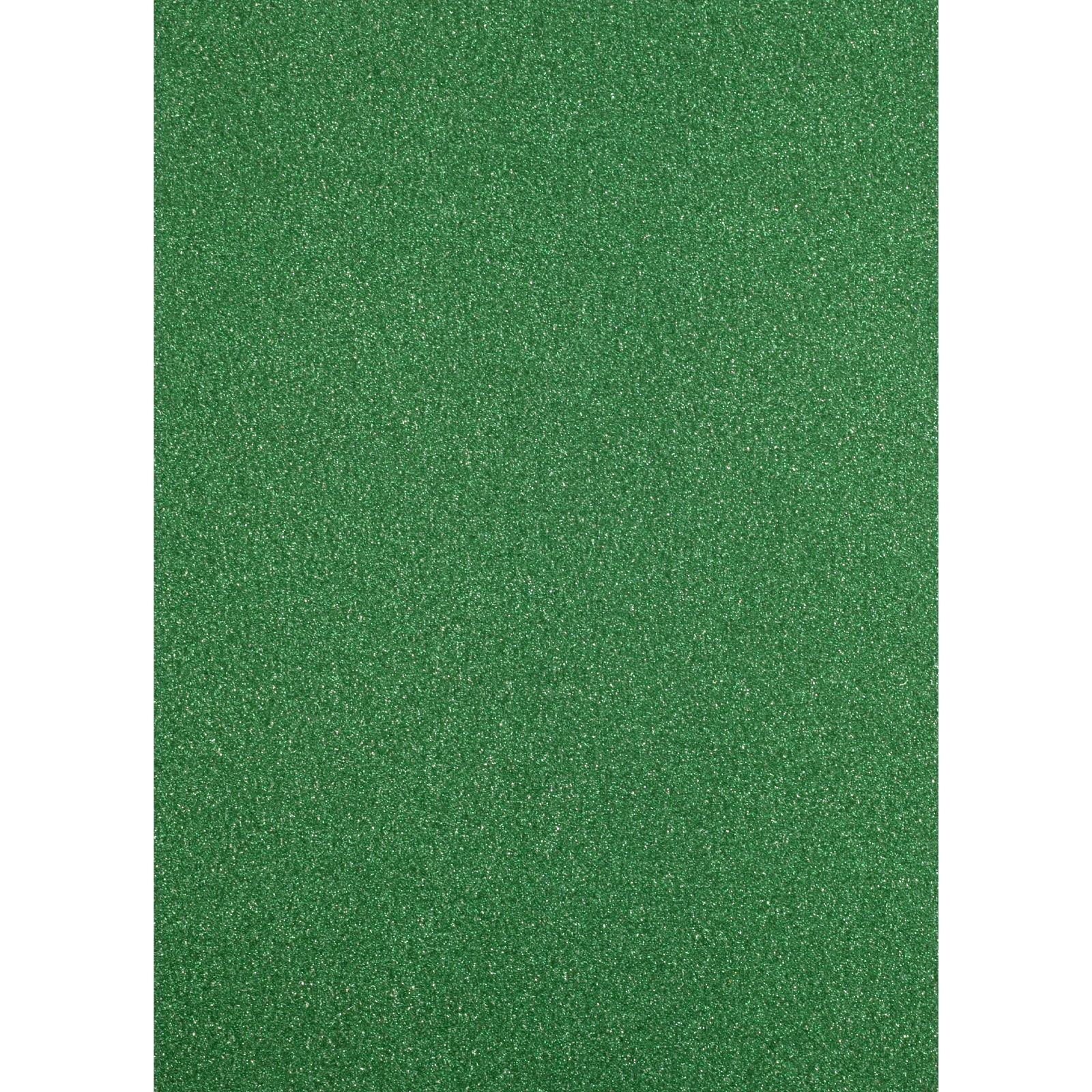 Florence Glitter Cardstock - Coloured Card A4 - Green - 5 Sheets - Scrapbook Paper for Card Making and Other Crafts - 250 GSM