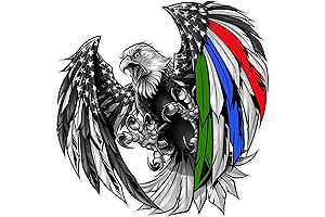 Flag Stickers for Vehicles - Patriotic Support Bumper Decal - Thin Blue/Red/Green...