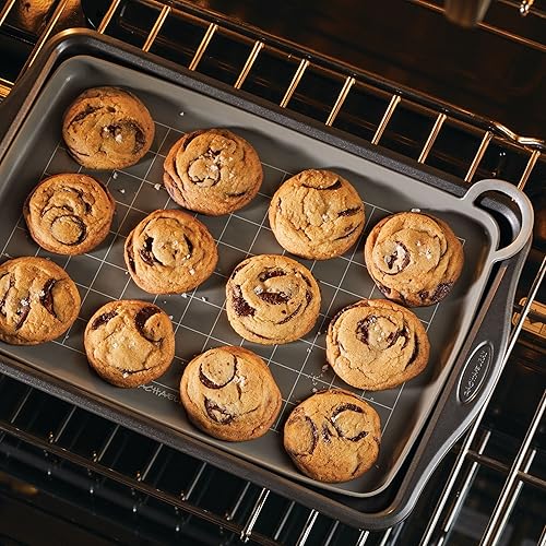 Miniatura 12 de Rachael Ray Tools and Gadgets - Alfombrilla antiadherente de silicona para asar y hornear, 10 pulgadas x 14.75 pulgadas, gris