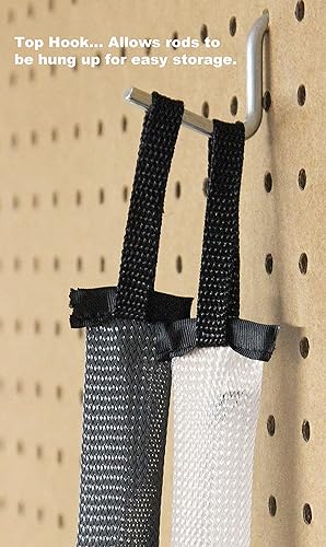 Miniatura 5 de Midwest Outfitters Calcetines de caña – Funda para cañas de pescar – Fundas para cañas de pescar para cañas giratorias y tamaños de caña de pescar