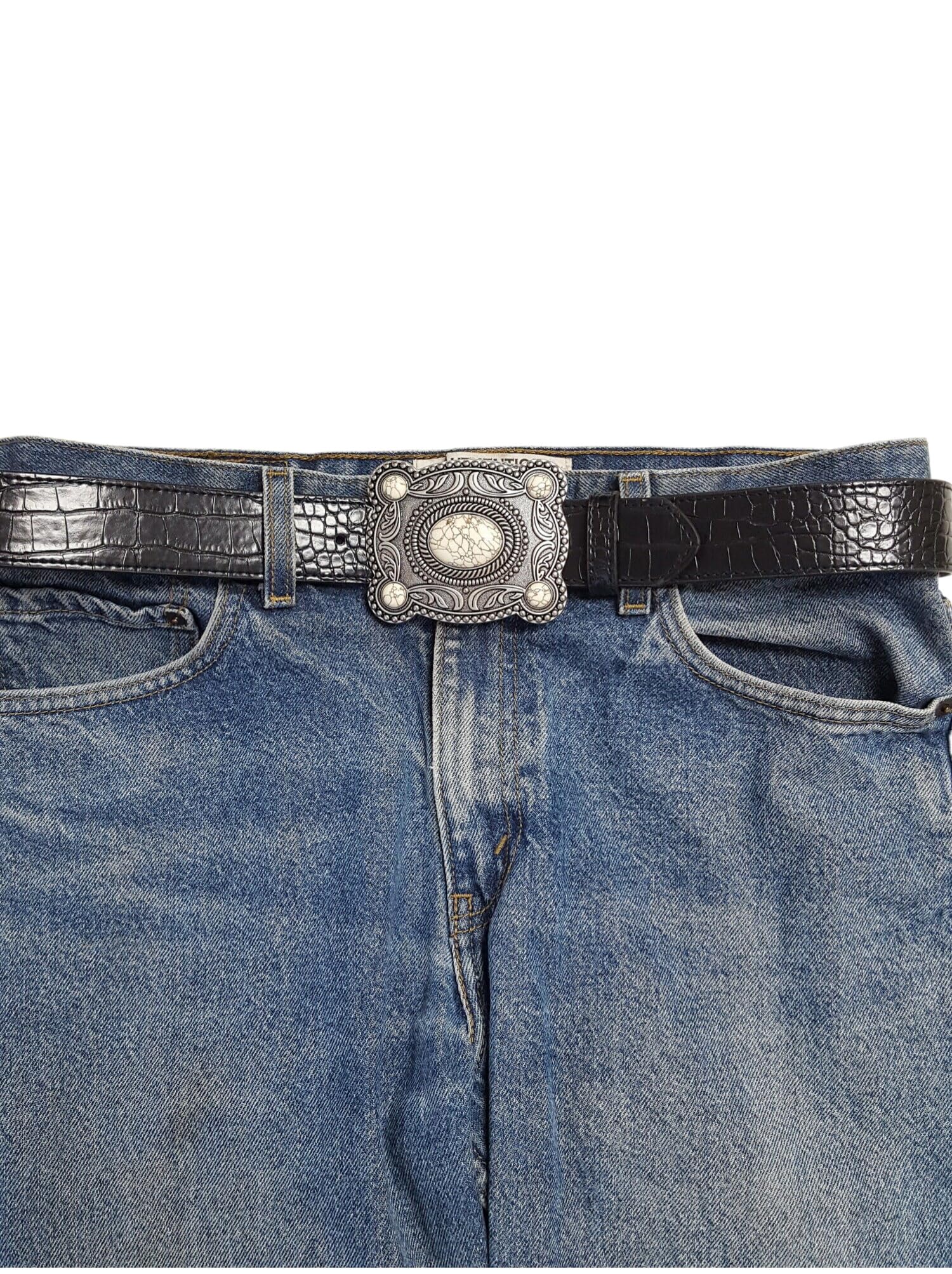 Axesoria Embossed Rose Belt Strap Only