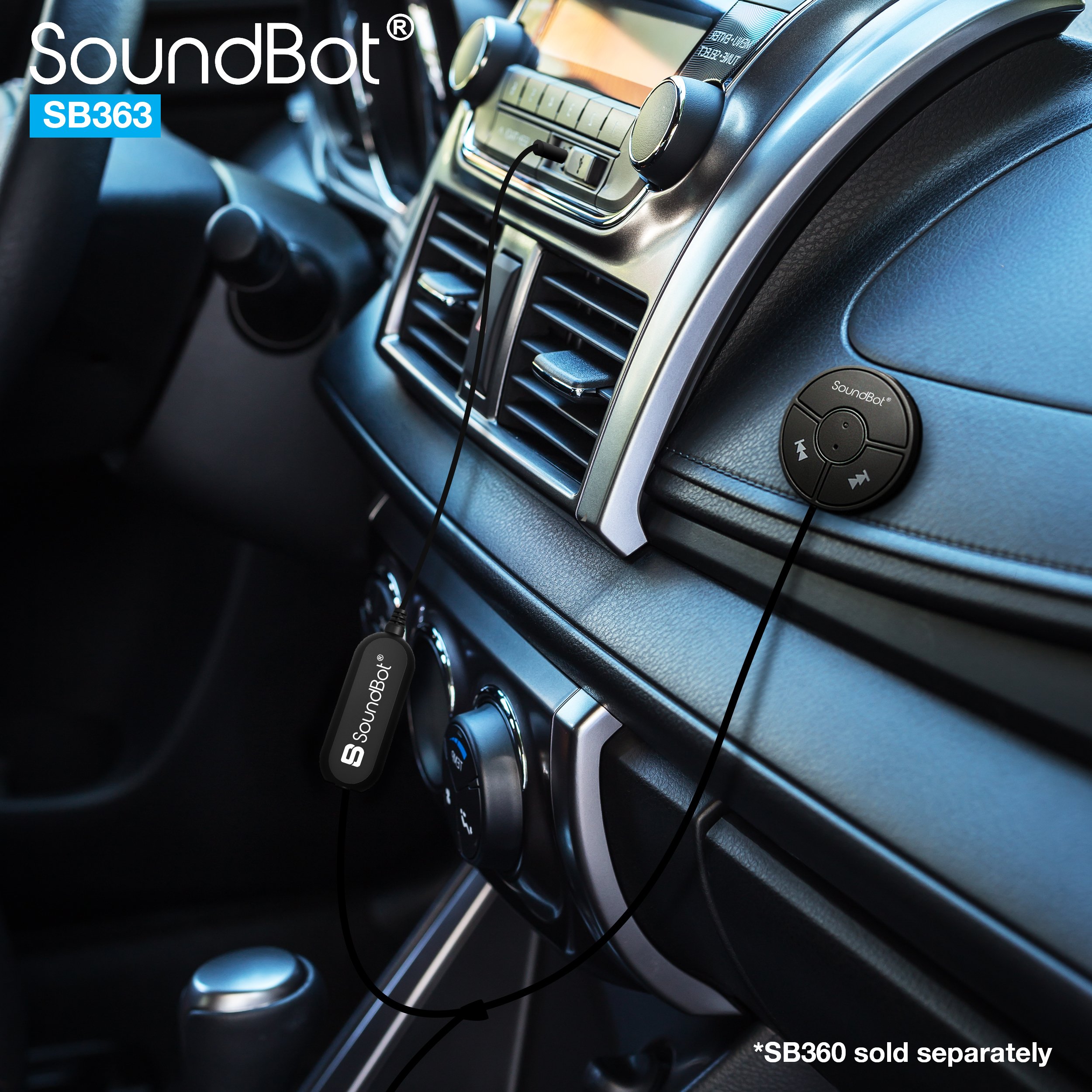 SoundBot SB363 3.5mm Ground Loop Noise Isolator Adapter Remover[Buzzing Eliminator Hissing