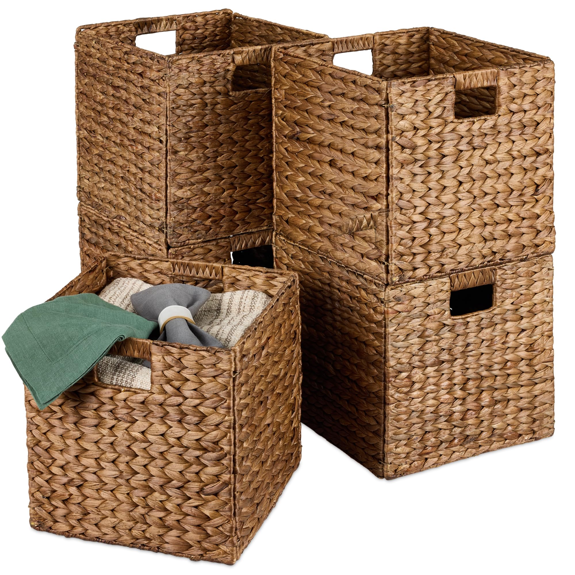 Amazon.com: Best Choice Products 13x13in Pack of 5 Cube Storage