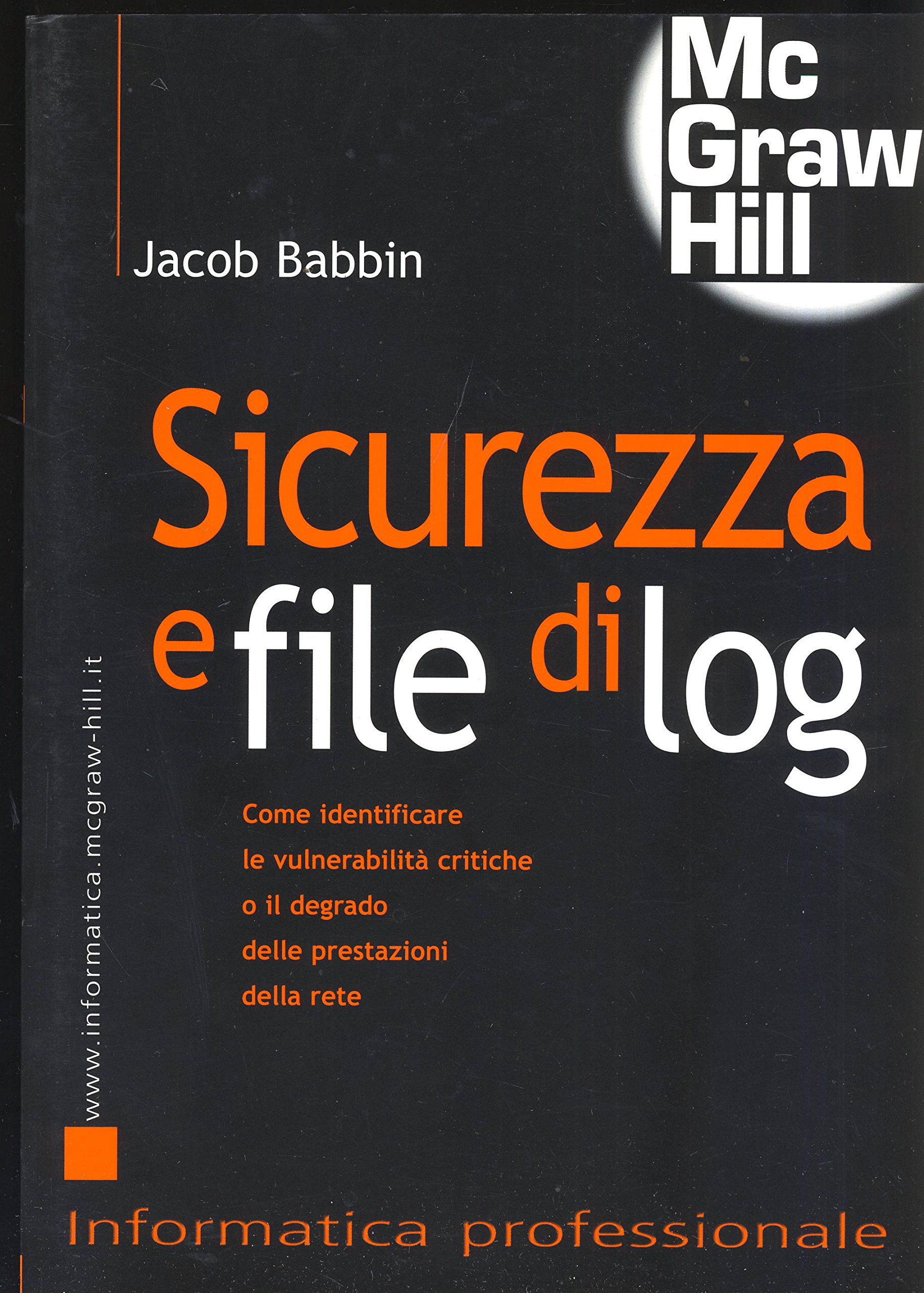 Sicurezza e file di log