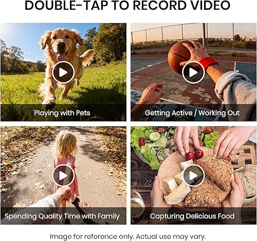 Miniatura 9 de Cyxus Lentes de cámara inteligente AI, lente de 8 MP, fotos 4K y grabación de video 1080P traducción AI Q&A Traducción TR90 Marco ligero Bluetooth