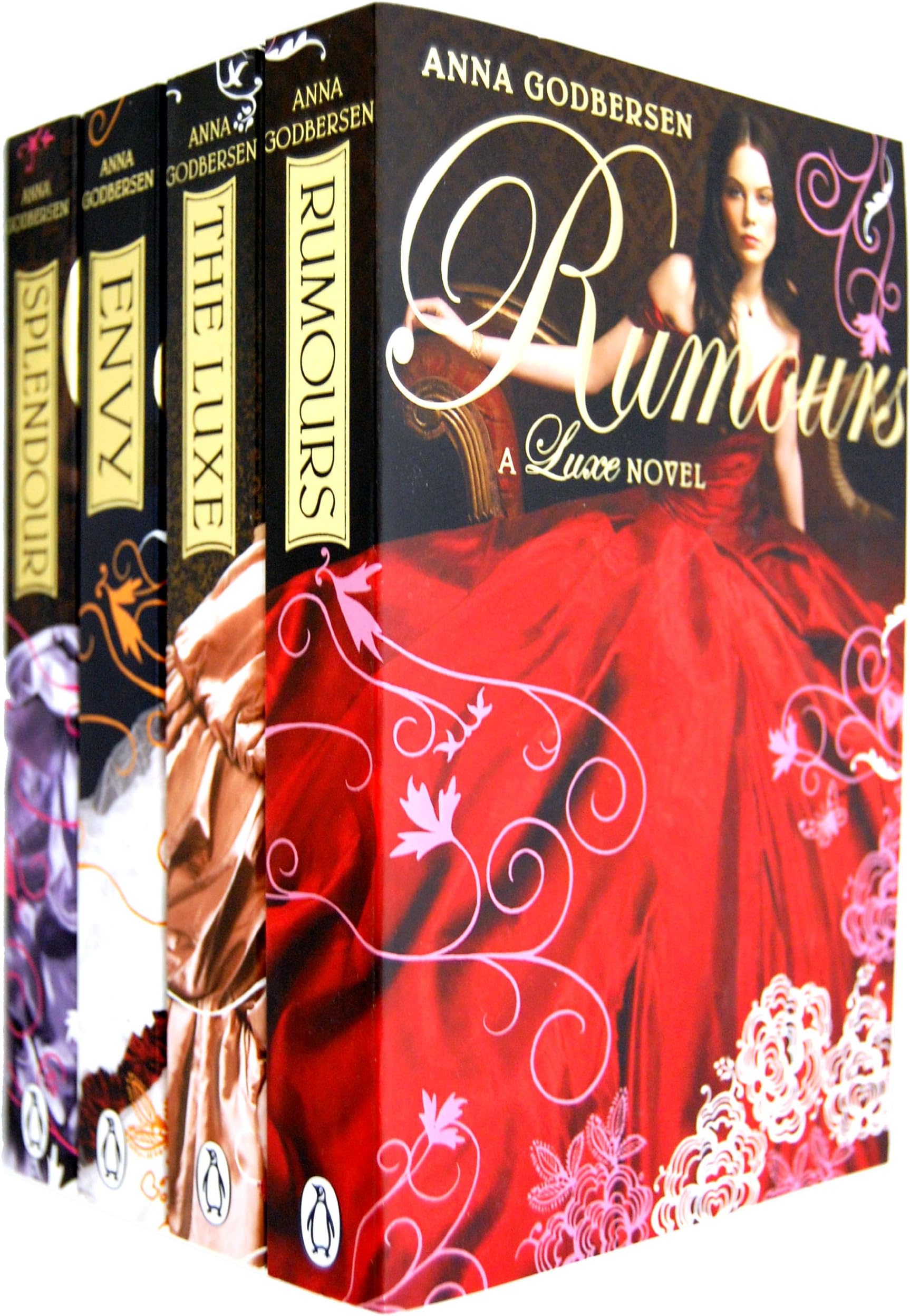 Anna Godbersen 4 Books Collection Set A Luxe Novel (Rumours, Envy, The Luxe, Splendour)