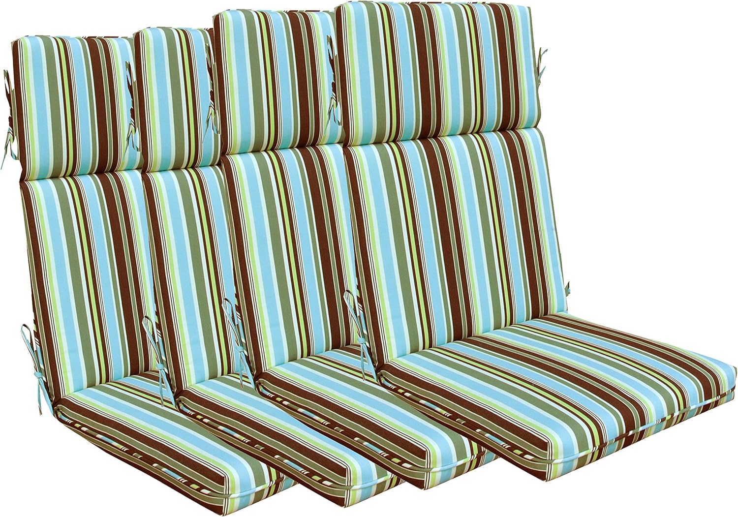 BOSSIMA Indoor Outdoor High Back Chair Cushions Replacement Patio Chair