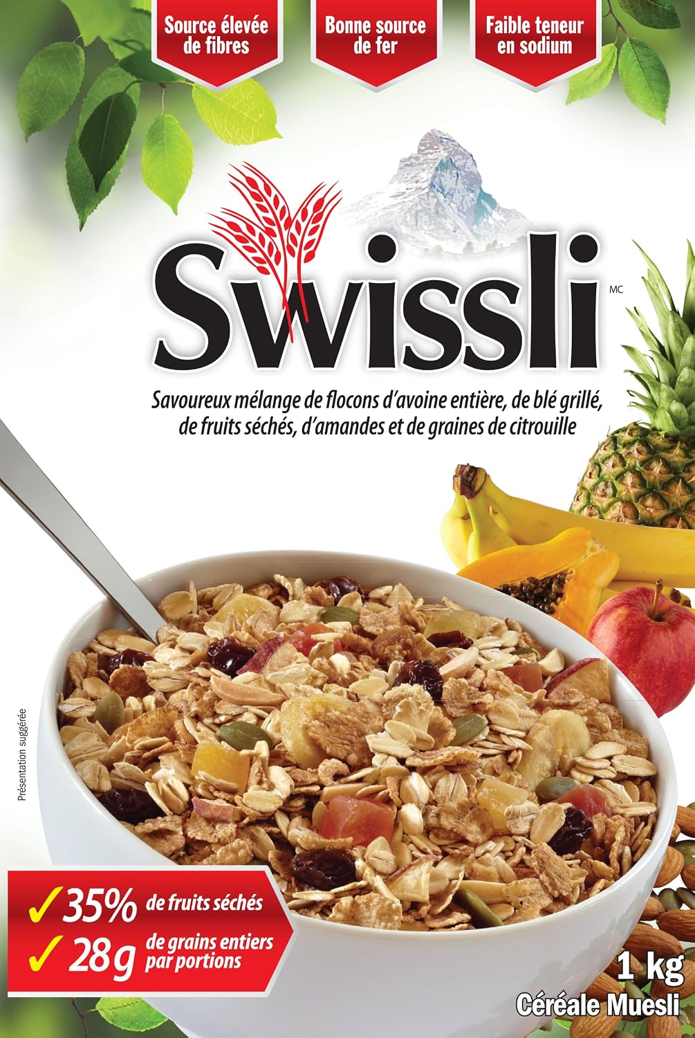 Swissli Muesli 35% Fruit & Nut
