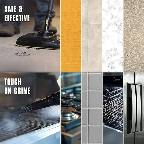 Miniatura 17 de McCulloch MC1275, Limpiador a vapor de tareas pesadas, Multi, Amarillo / Gris, Paquete de 10