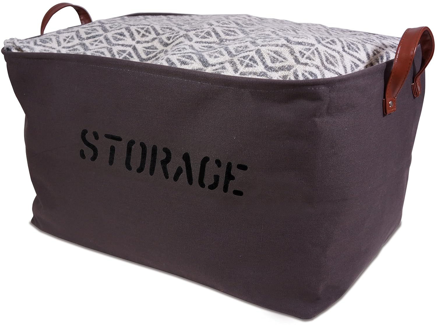 OrganizerLogic Storage Baskets 22" L x 15"W x 13"H. Extra Large Woven Basket Storage for Toys, Kids, Pets, Laundry Bin- Sturdy Lightweight, and Decorative Natural Bins