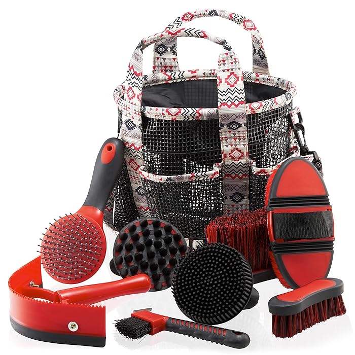 Buy Equeenex Horse Grooming Kit Brush Selection For Body, Main & Tail