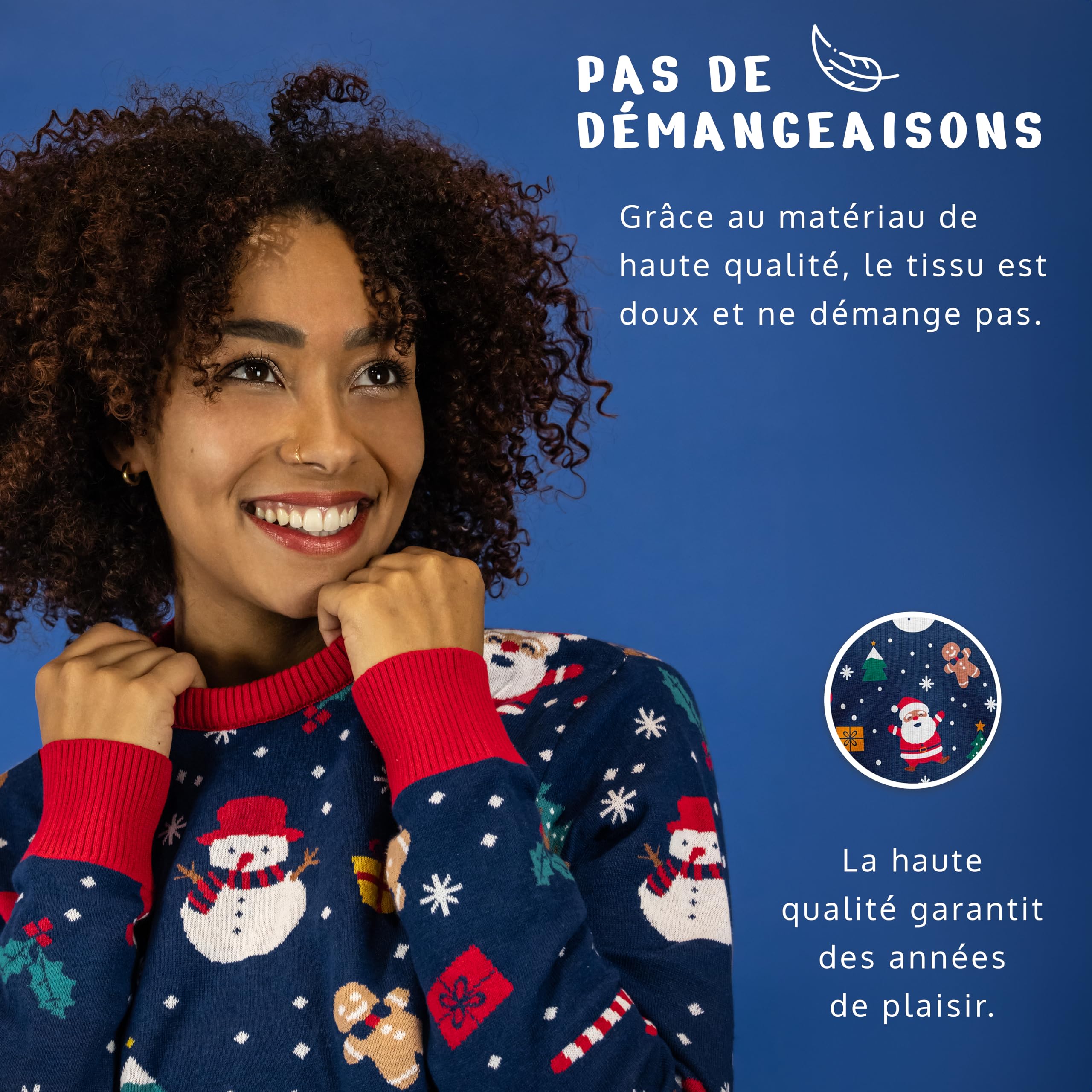 JAP Christmas - Pull de Noel - Pull Noel pour Femme et Homme - Pull Moche de Noel - Joyeux