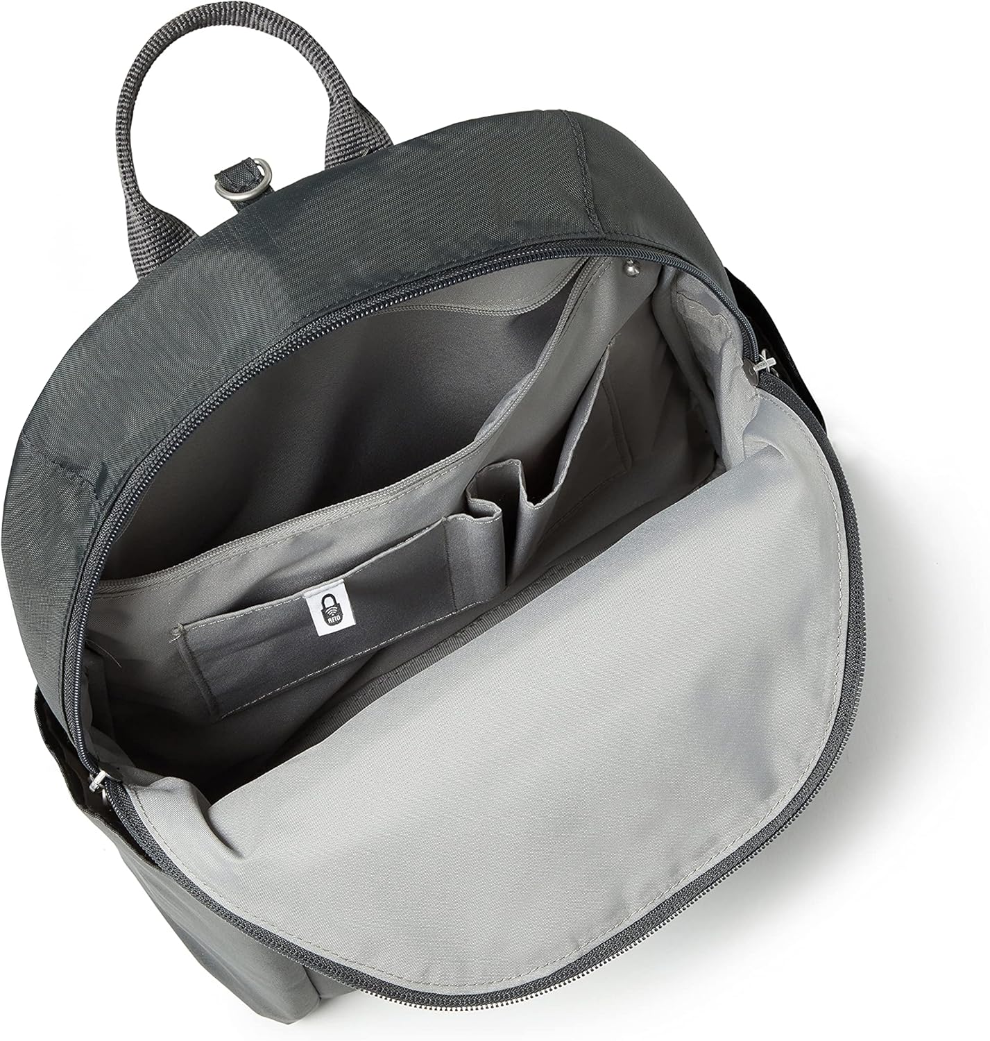 Baggallini womens Baggallini Anti-theft Vacation Backpack, Charcoal, One Size US : Clothing, Shoes & Jewelry