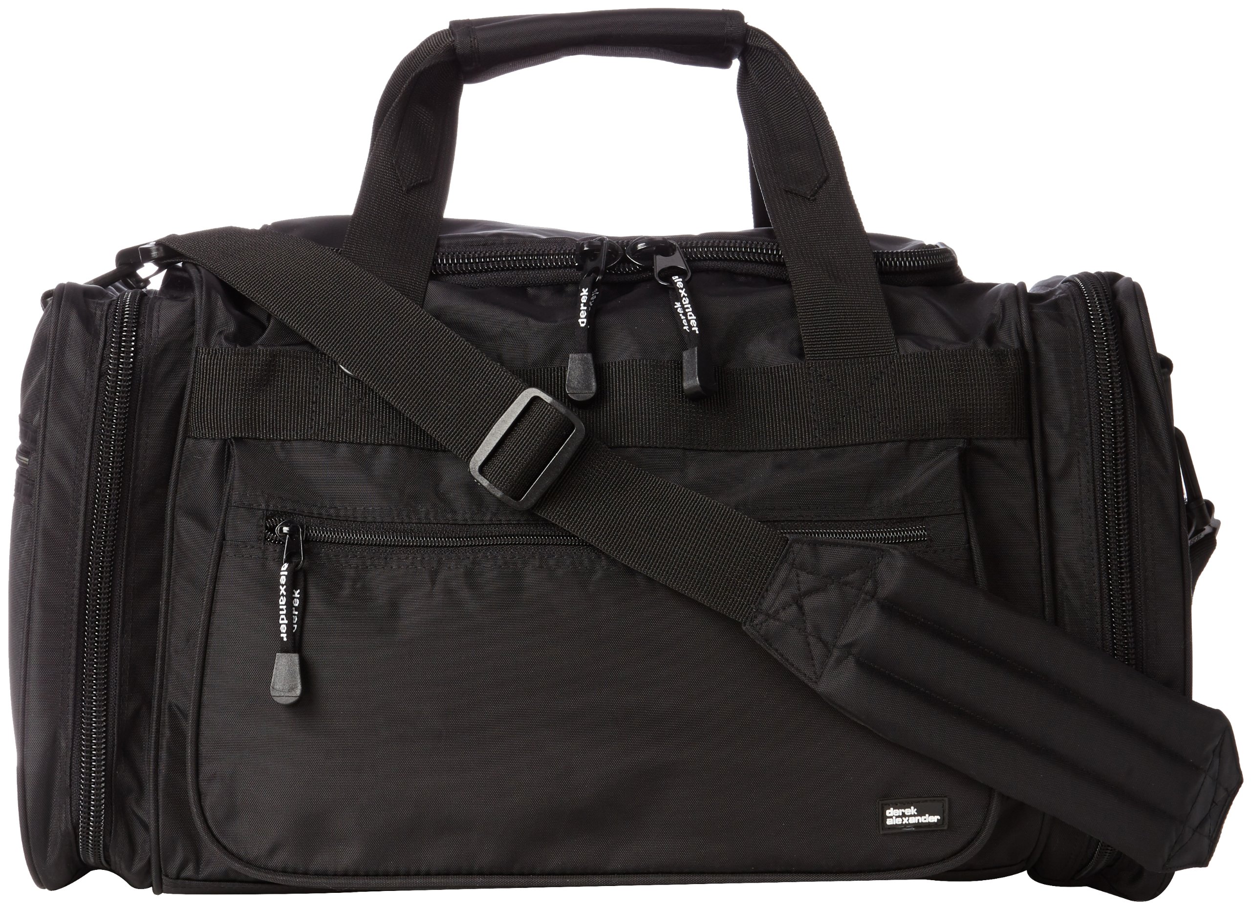 Derek AlexanderLarge Sport Duffle with Open Top, Black, One Size
