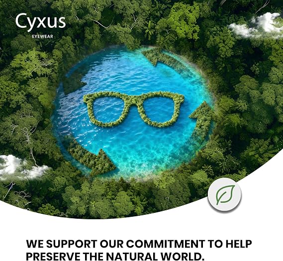 Cyxus Foldable Polarized Sunglasses for Women Men, 24g TR90 Square Frame 99.99% UV Protection Beach Driving Outdoor P1576