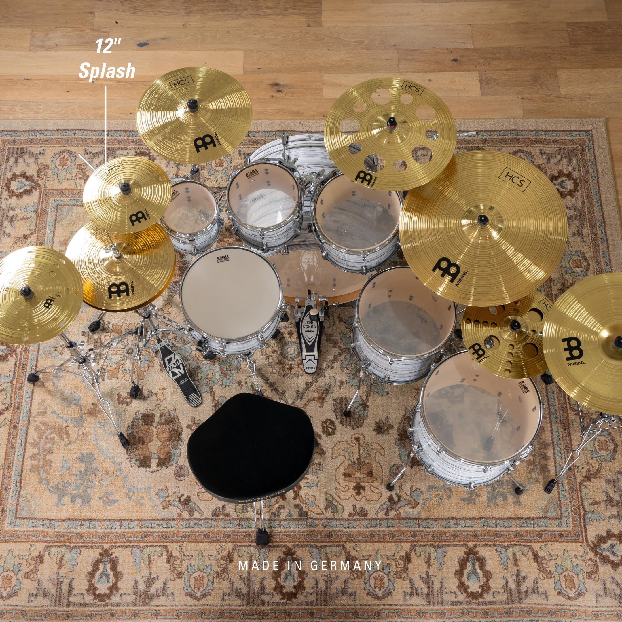 Meinl Cymbals HCS12S 12" HCS Traditional Splash (VIDEO) - Image 6 thumbnail