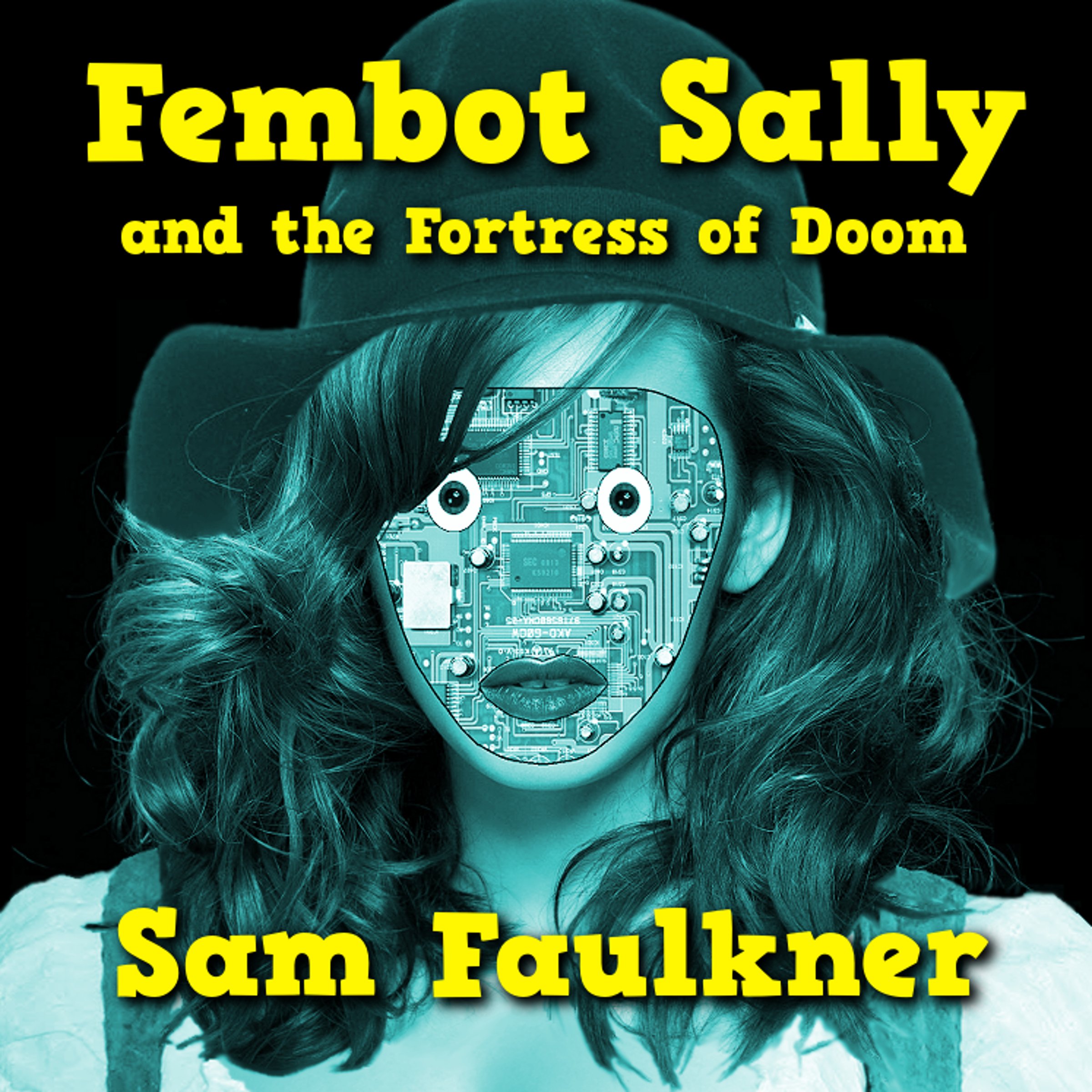 Cover art for Fembot Sally and the Fortress of Doom (Fembot Sally Book 2)