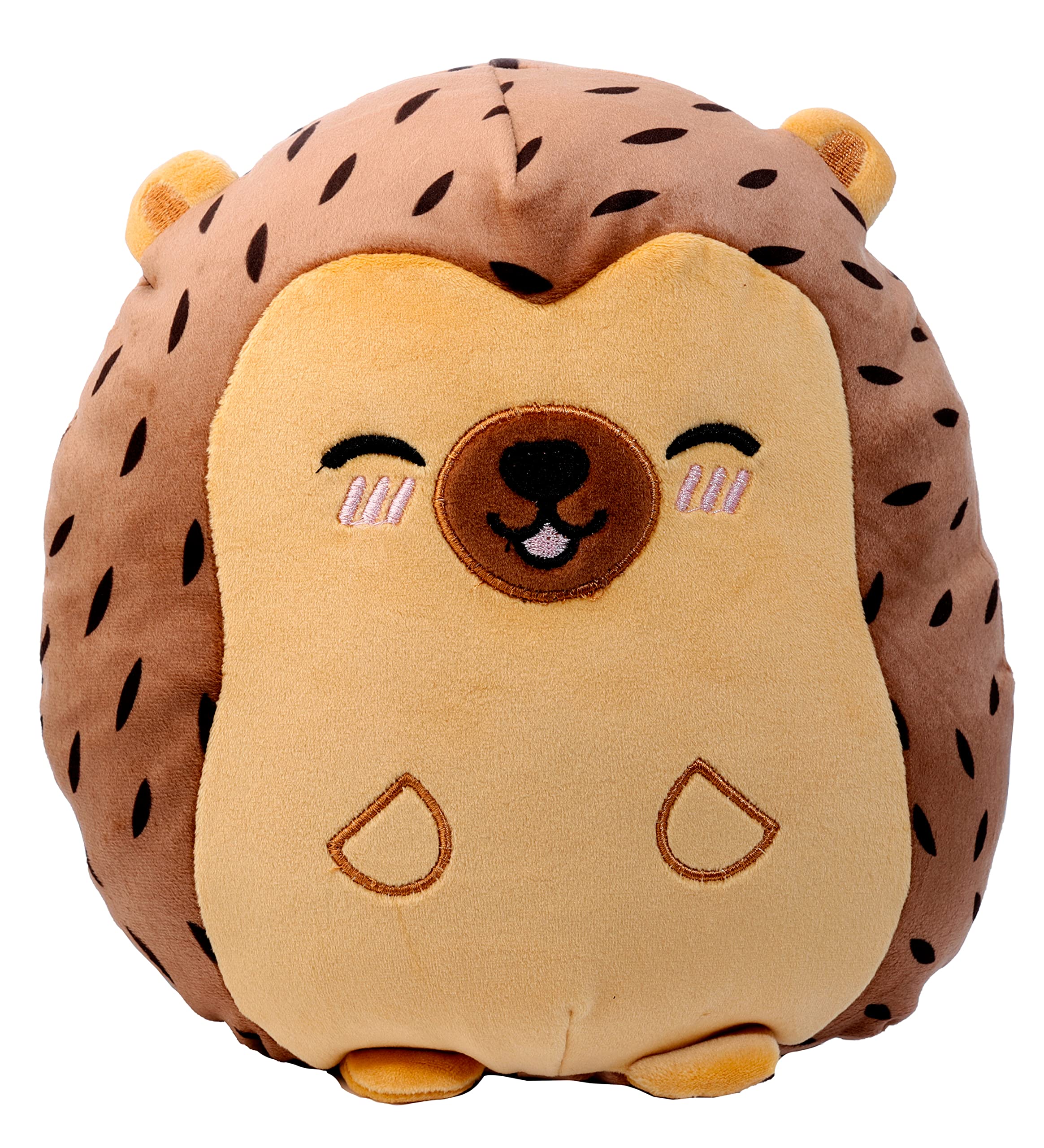 Puckator Squidglys Mitzi the Hedgehog Adoramals Forest Plush Toy - Plushies Cute Animal Baby Newborn Kids Toys Stuff Gifts Gift For Girlfriend Cuddly Stuffed Toy Plushie
