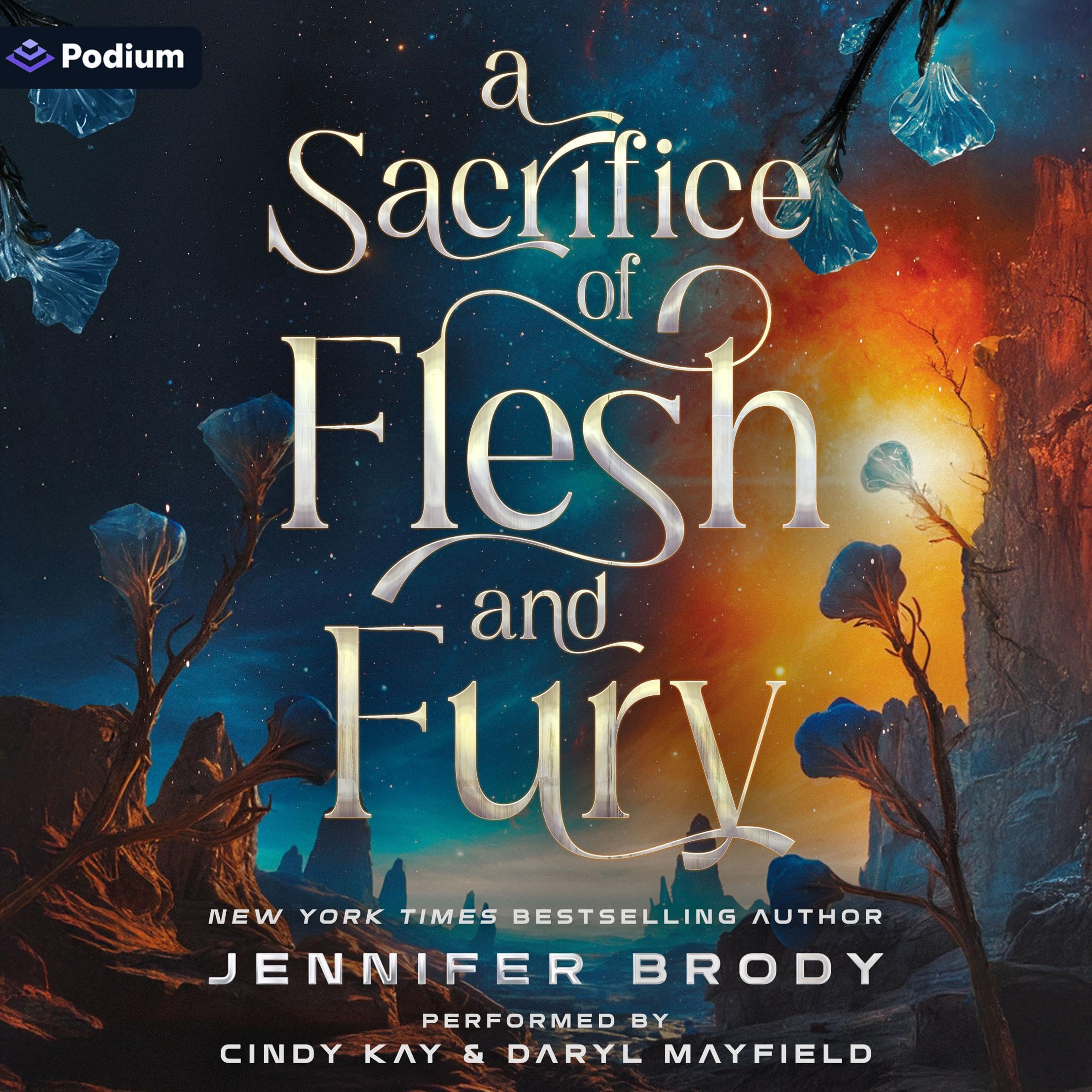 Cover art for A Sacrifice of Flesh and Fury: An Astromance
