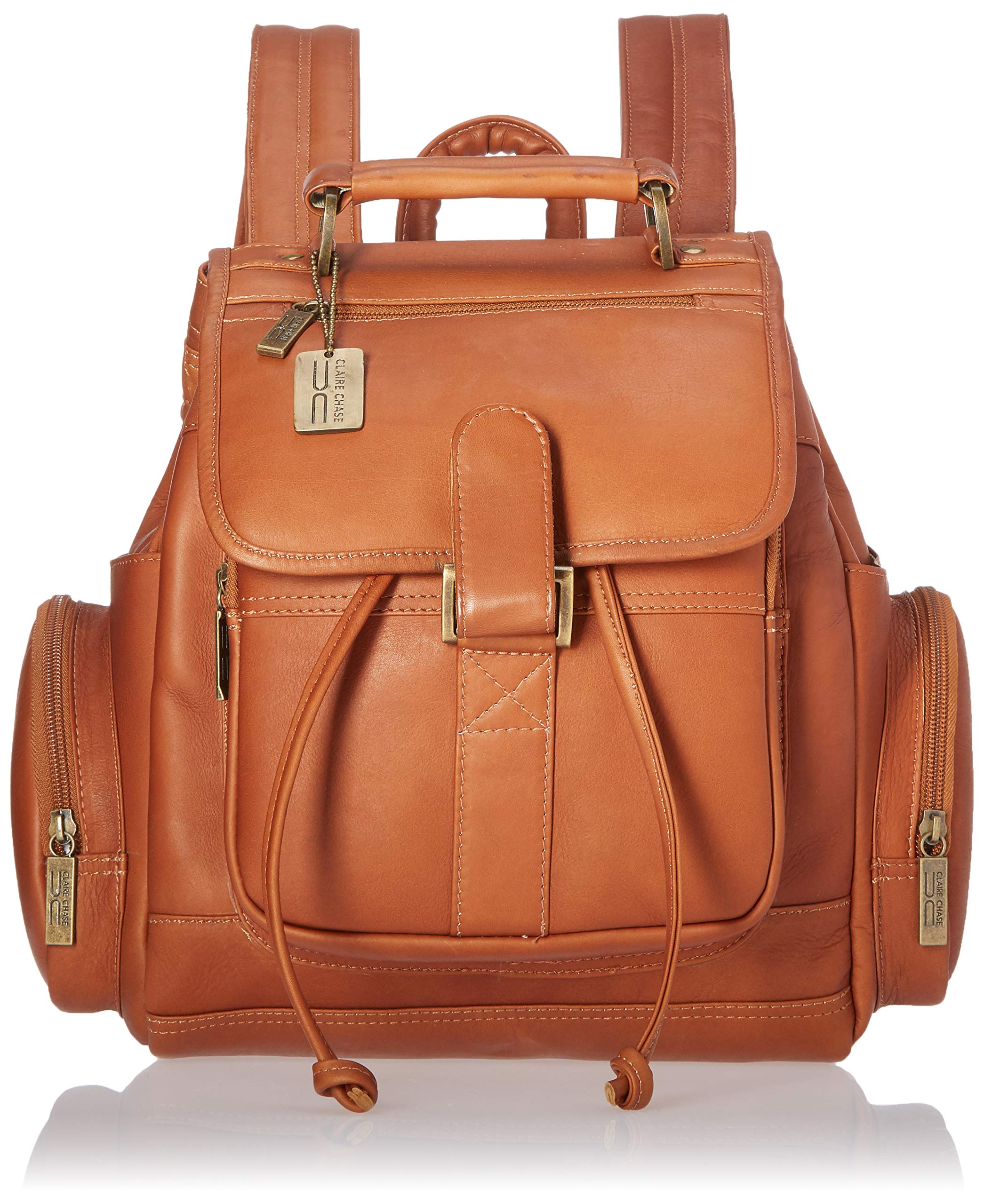 Claire Chase Uptown Backpack Dark Brown Distressed Leather Legendary Opulence Backpack – Claire Chase main image 2