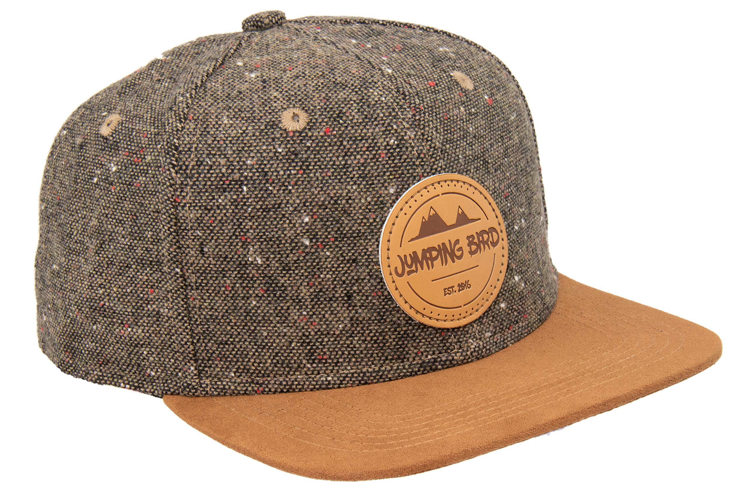 Jumping Bird Berretto da Baseball Unisex • Regolabile Individualmente e Facilmente Lavabile • Cappello con Visiera Uomo e Donna Colore Marrone Screziato • Alpstein