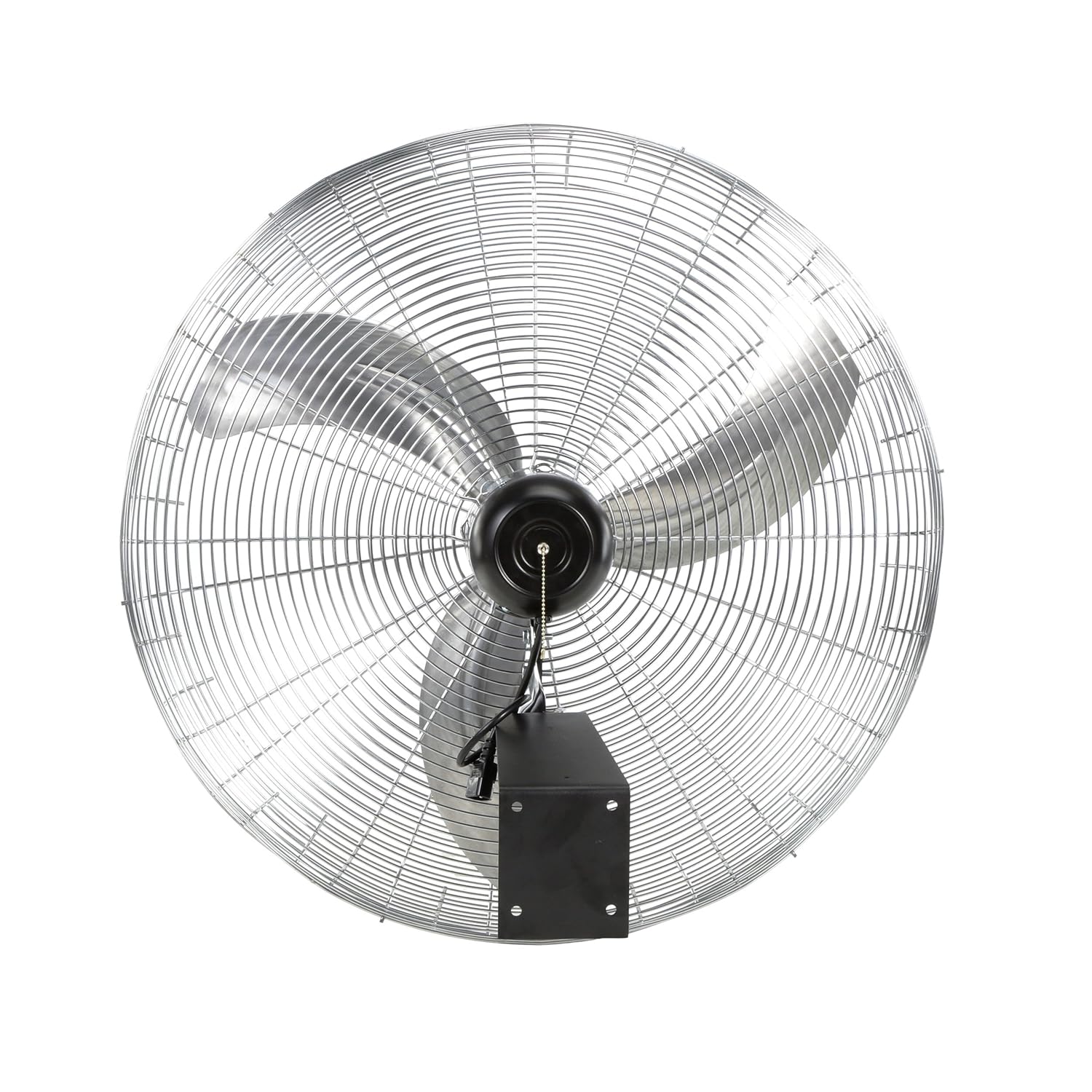 Airmaster 37145 Heavy-Duty Air Circulator, Wall Mount, Non-Oscillating, 30" Prop Diameter, 115V, 1/3HP Motor